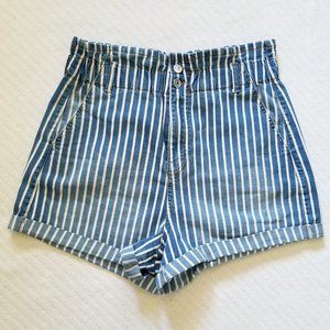 No Boundaries High Waisted Paperbag Shorts